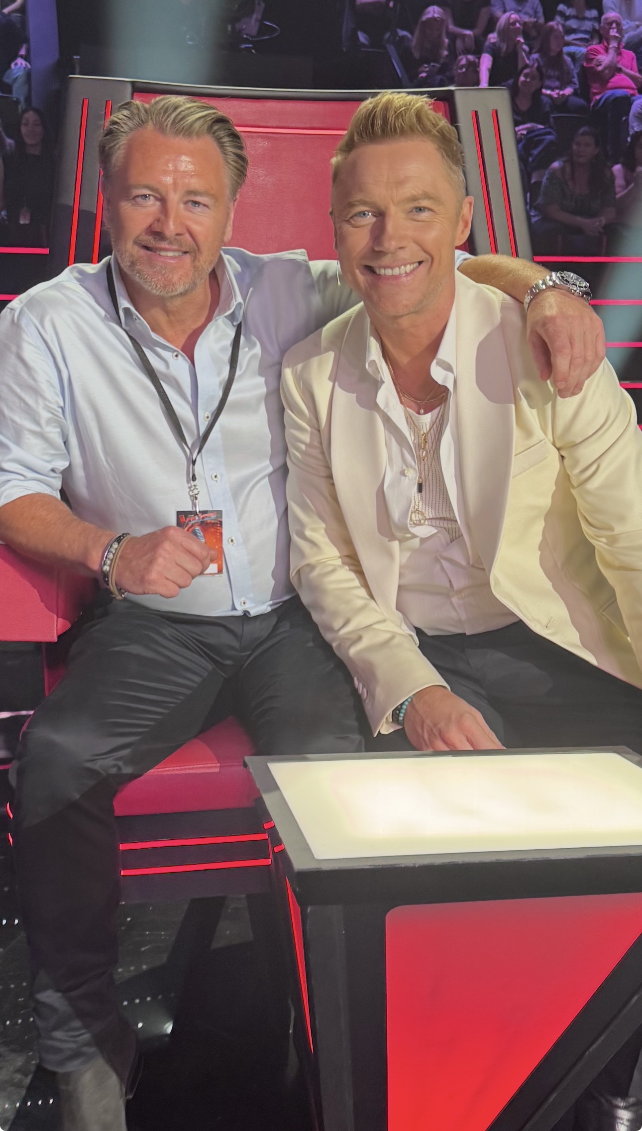 Alan Kearns and Ronan Keating